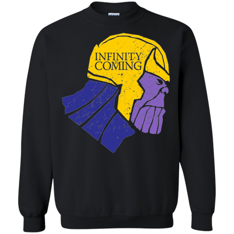 Sweatshirts Black / S Infinity is Coming Crewneck Sweatshirt