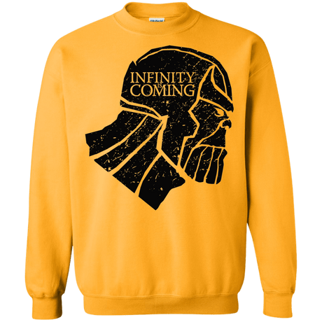 Sweatshirts Gold / S Infinity is coming Crewneck Sweatshirt