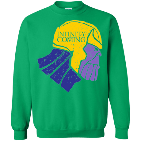 Sweatshirts Irish Green / S Infinity is Coming Crewneck Sweatshirt