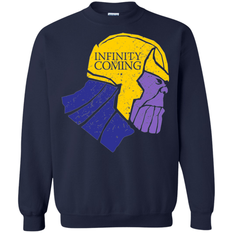 Sweatshirts Navy / S Infinity is Coming Crewneck Sweatshirt