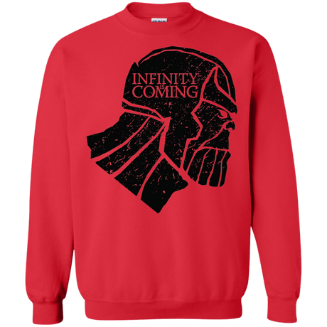 Sweatshirts Red / S Infinity is coming Crewneck Sweatshirt