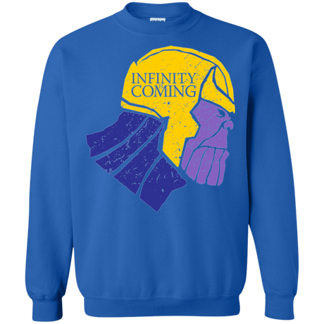 Sweatshirts Royal / S Infinity is Coming Crewneck Sweatshirt
