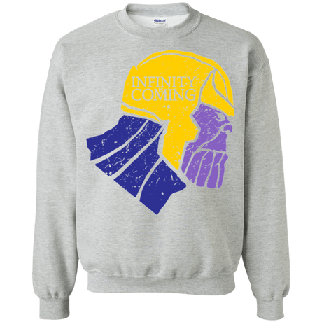 Sweatshirts Sport Grey / S Infinity is Coming Crewneck Sweatshirt