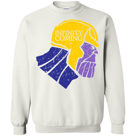 Sweatshirts White / S Infinity is Coming Crewneck Sweatshirt
