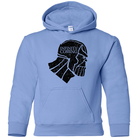 Sweatshirts Carolina Blue / YS Infinity is coming Youth Hoodie