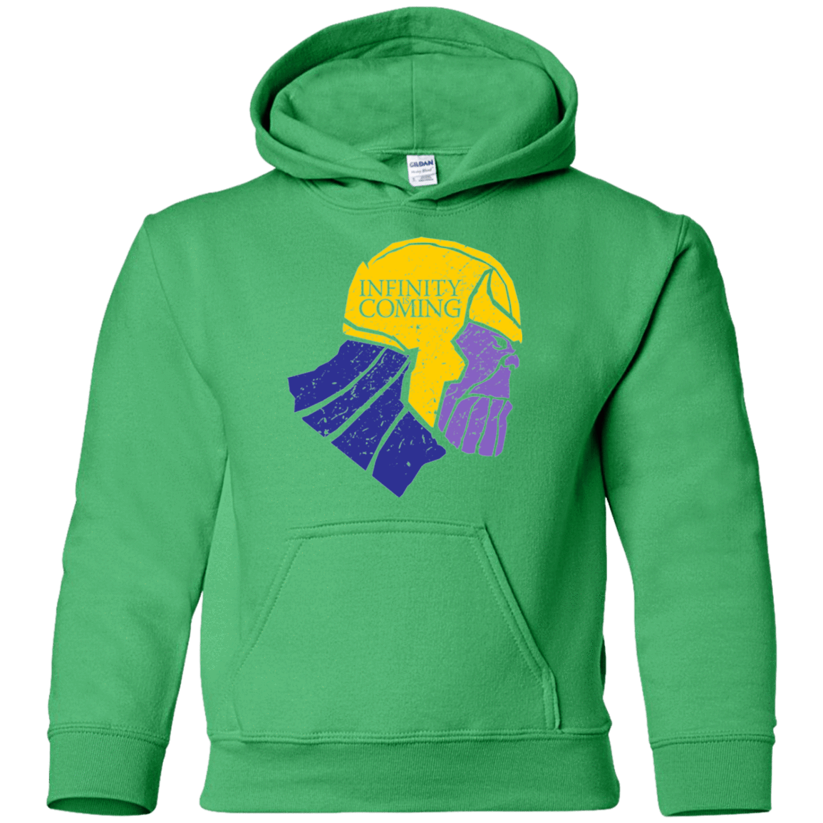 Sweatshirts Irish Green / YS Infinity is Coming Youth Hoodie