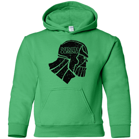 Sweatshirts Irish Green / YS Infinity is coming Youth Hoodie