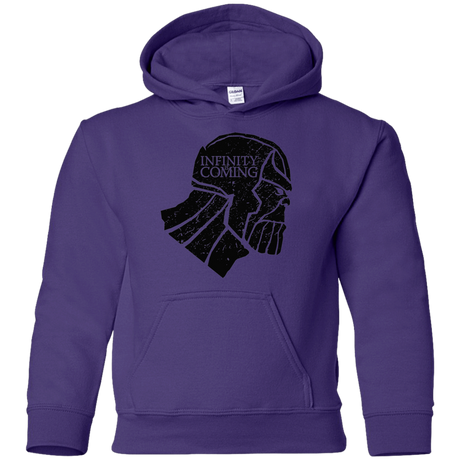 Sweatshirts Purple / YS Infinity is coming Youth Hoodie