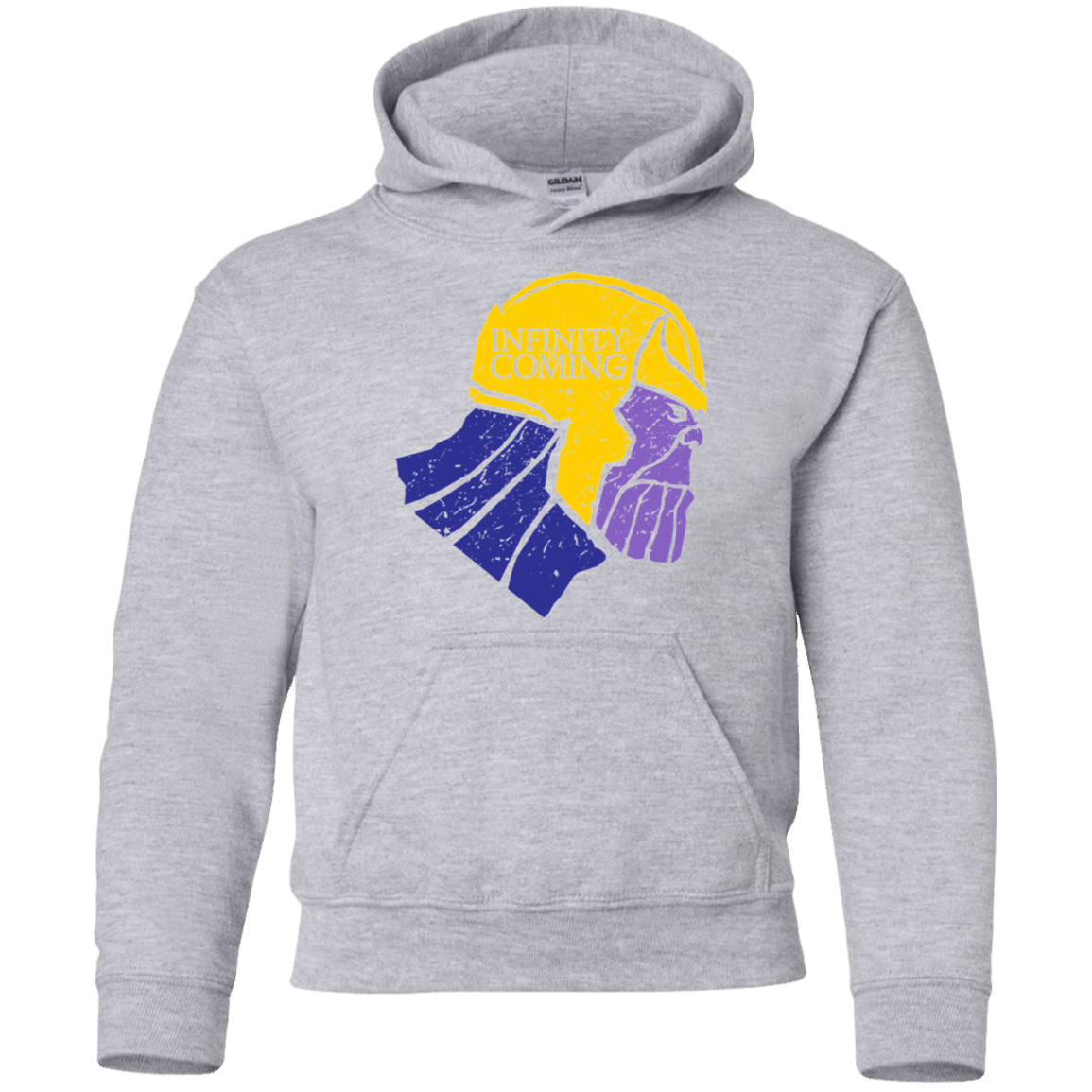 Sweatshirts Sport Grey / YS Infinity is Coming Youth Hoodie