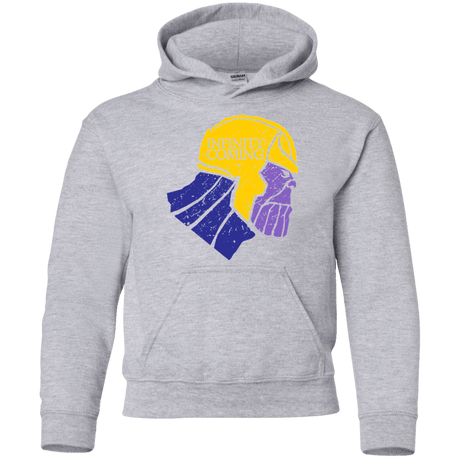 Sweatshirts Sport Grey / YS Infinity is Coming Youth Hoodie