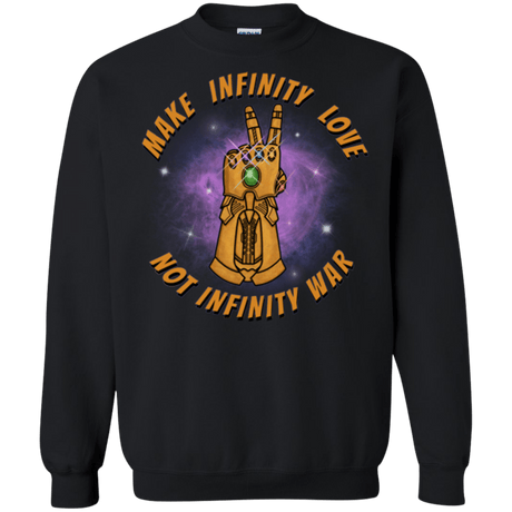 Sweatshirts Black / S Infinity Peace Crewneck Sweatshirt