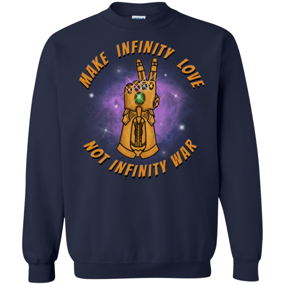 Sweatshirts Navy / S Infinity Peace Crewneck Sweatshirt