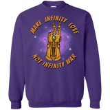 Sweatshirts Purple / S Infinity Peace Crewneck Sweatshirt