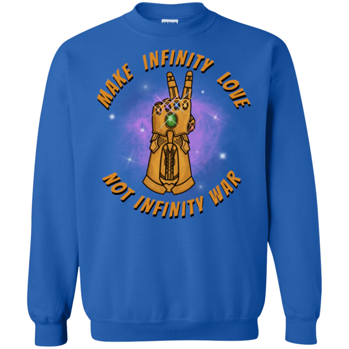 Sweatshirts Royal / S Infinity Peace Crewneck Sweatshirt