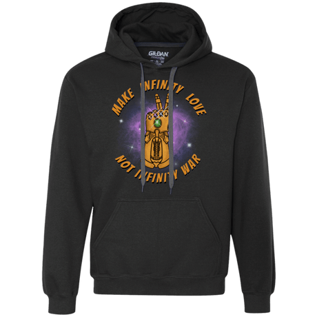 Sweatshirts Black / S Infinity Peace Premium Fleece Hoodie