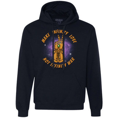 Sweatshirts Navy / S Infinity Peace Premium Fleece Hoodie