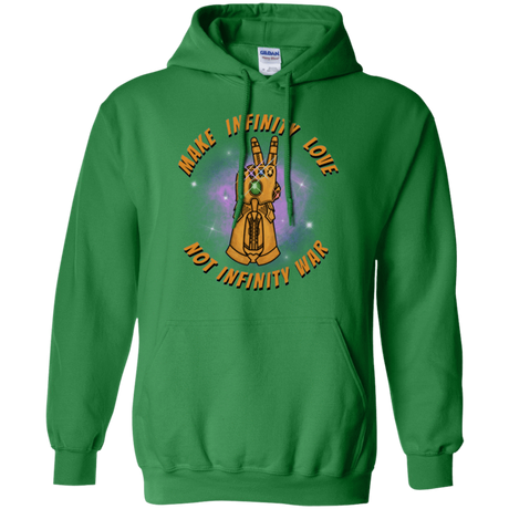 Sweatshirts Irish Green / S Infinity Peace Pullover Hoodie