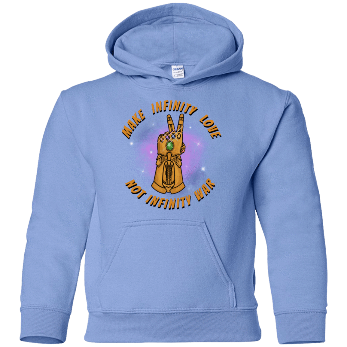 Sweatshirts Carolina Blue / YS Infinity Peace Youth Hoodie