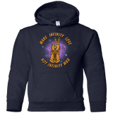 Sweatshirts Navy / YS Infinity Peace Youth Hoodie