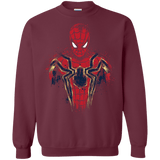 Sweatshirts Maroon / S Infinity Spider Crewneck Sweatshirt