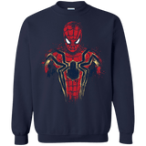 Sweatshirts Navy / S Infinity Spider Crewneck Sweatshirt