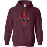 Sweatshirts Maroon / S Infinity Spider Pullover Hoodie