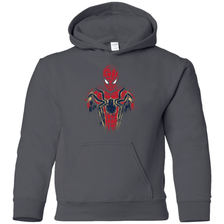 Sweatshirts Charcoal / YS Infinity Spider Youth Hoodie