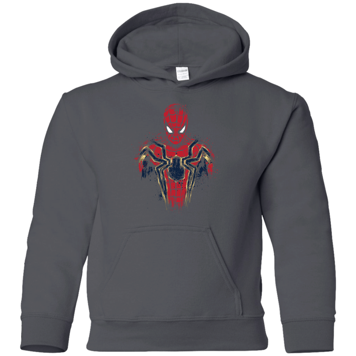 Sweatshirts Charcoal / YS Infinity Spider Youth Hoodie
