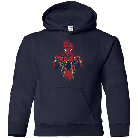 Sweatshirts Navy / YS Infinity Spider Youth Hoodie