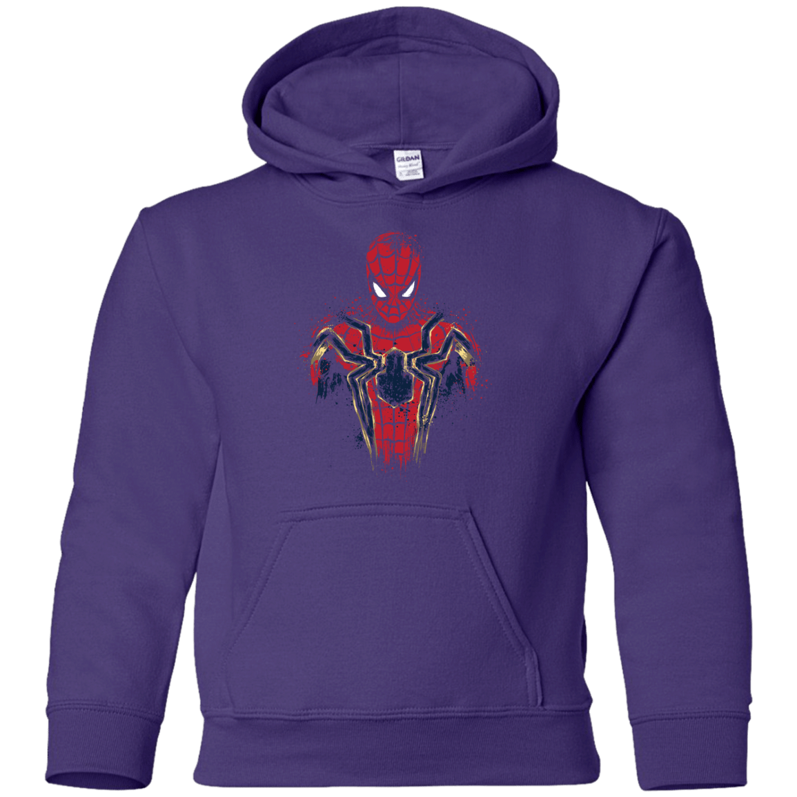 Sweatshirts Purple / YS Infinity Spider Youth Hoodie