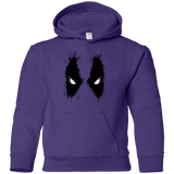 Sweatshirts Purple / YS Ink Badass Youth Hoodie
