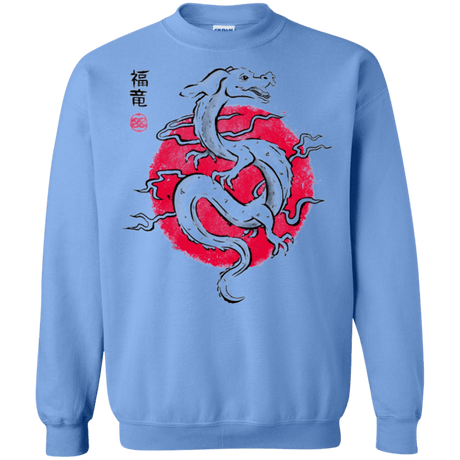 Sweatshirts Carolina Blue / Small Ink Fukuryu Crewneck Sweatshirt