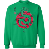 Sweatshirts Irish Green / Small Ink Fukuryu Crewneck Sweatshirt