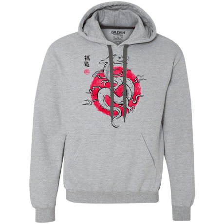 Sweatshirts Sport Grey / Small Ink Fukuryu Premium Fleece Hoodie