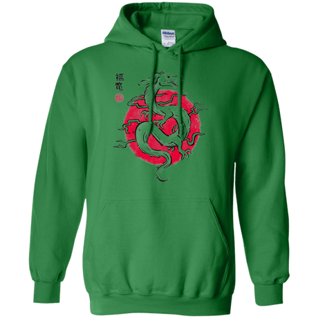 Sweatshirts Irish Green / Small Ink Fukuryu Pullover Hoodie