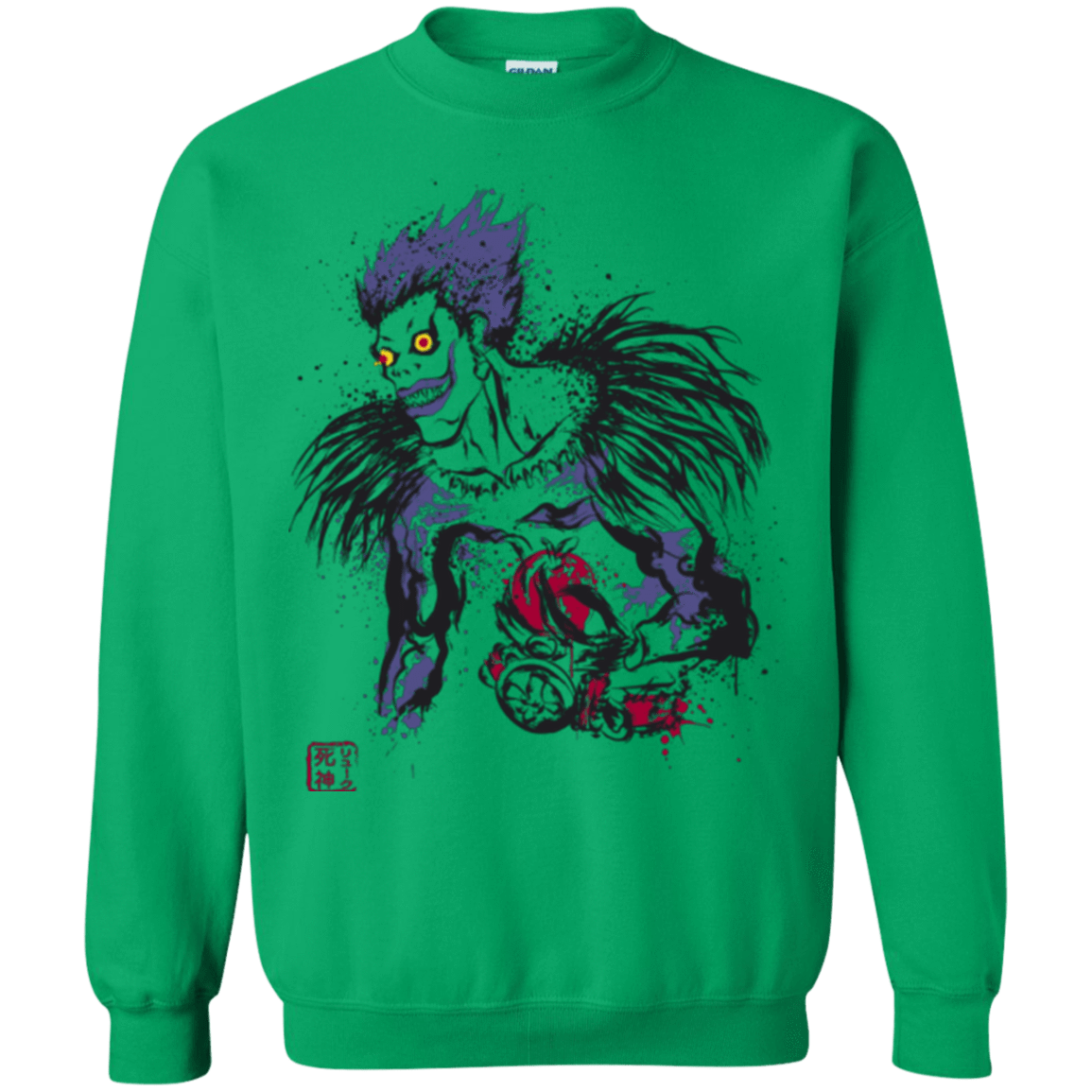 Sweatshirts Irish Green / Small Ink-Ryuk Crewneck Sweatshirt