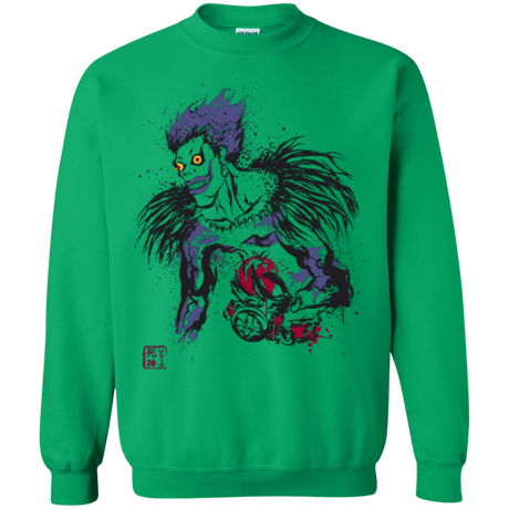 Sweatshirts Irish Green / Small Ink-Ryuk Crewneck Sweatshirt