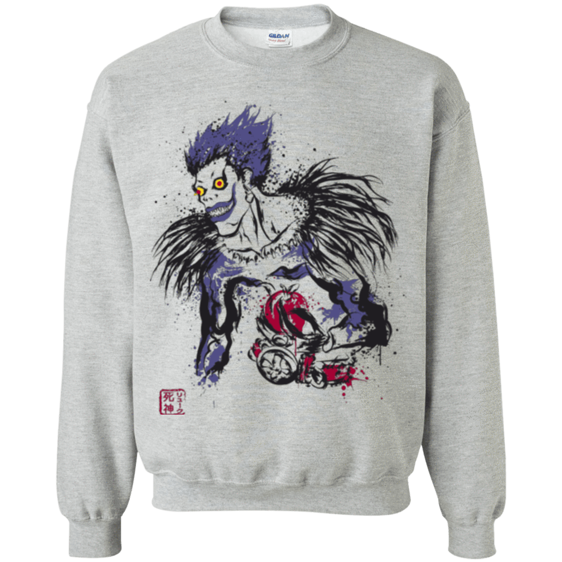 Sweatshirts Sport Grey / Small Ink-Ryuk Crewneck Sweatshirt