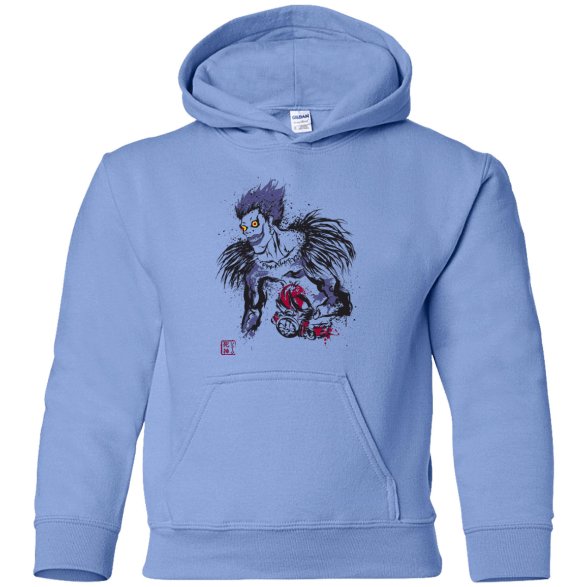 Sweatshirts Carolina Blue / YS Ink-Ryuk Youth Hoodie
