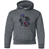 Sweatshirts Dark Heather / YS Ink-Ryuk Youth Hoodie