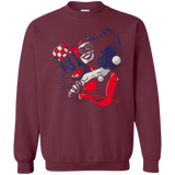 Sweatshirts Maroon / Small Insane Queen Crewneck Sweatshirt