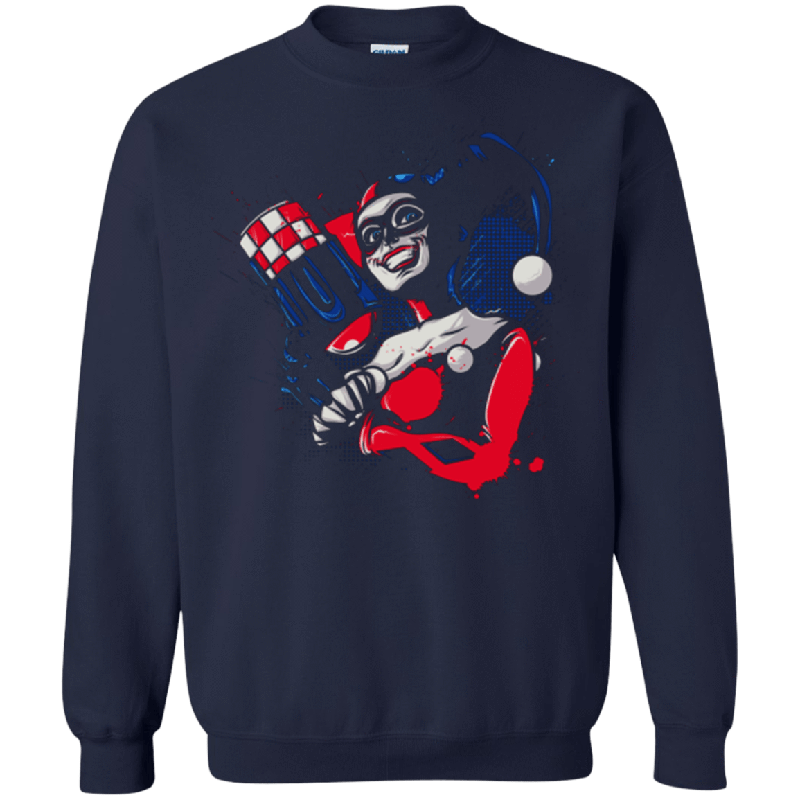 Sweatshirts Navy / Small Insane Queen Crewneck Sweatshirt