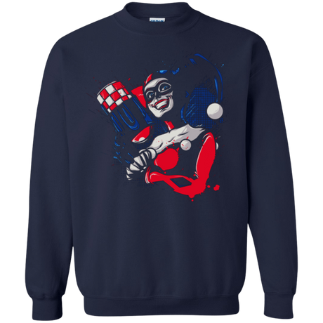 Sweatshirts Navy / Small Insane Queen Crewneck Sweatshirt
