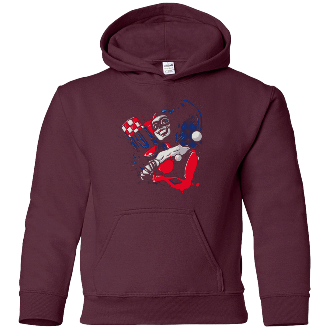 Sweatshirts Maroon / YS Insane Queen Youth Hoodie