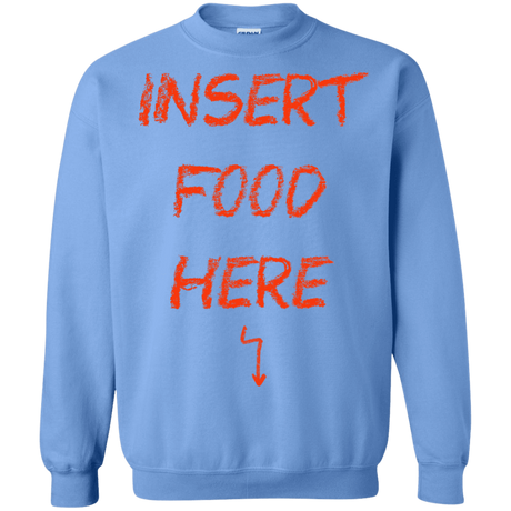 Sweatshirts Carolina Blue / S Insert Food Crewneck Sweatshirt