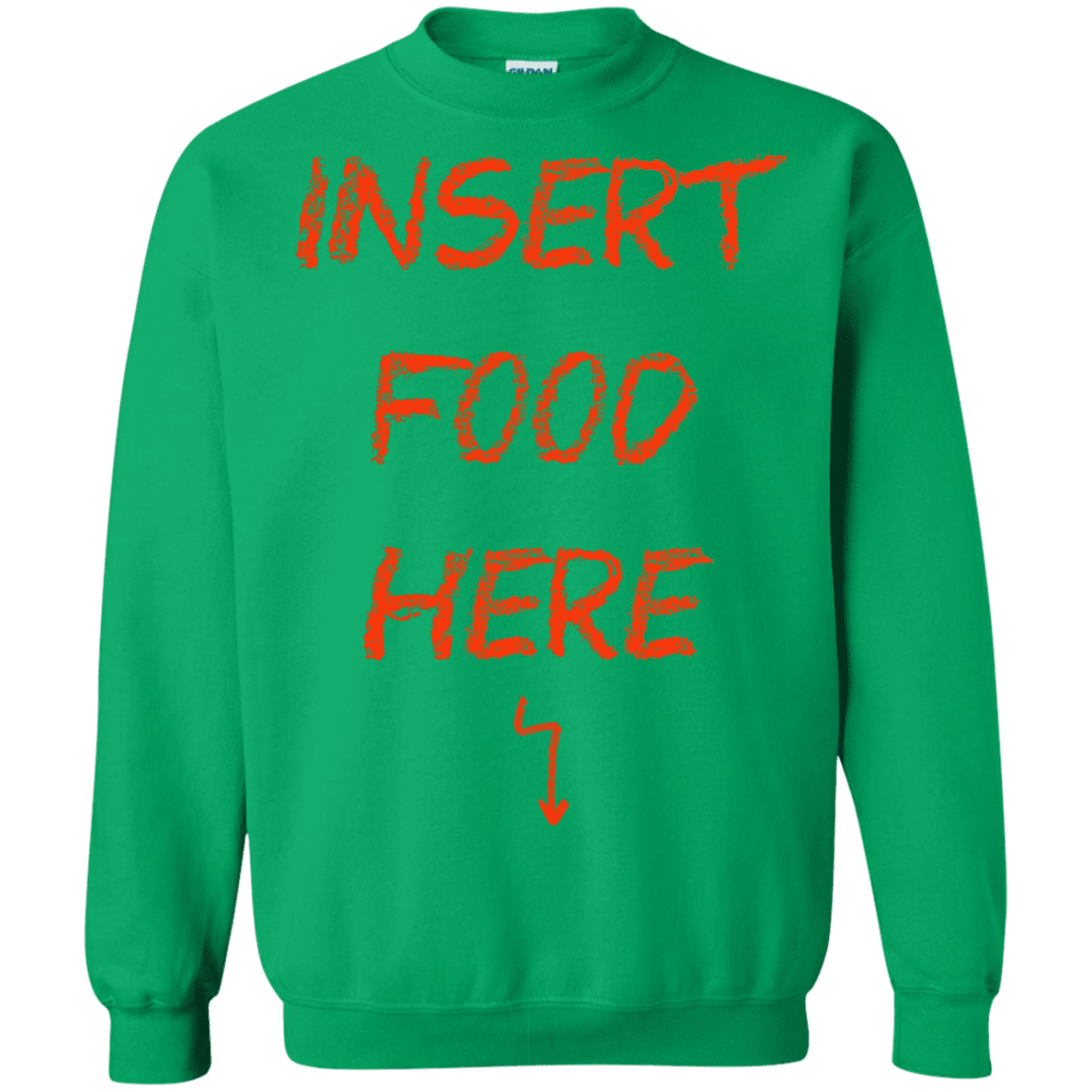 Sweatshirts Irish Green / S Insert Food Crewneck Sweatshirt