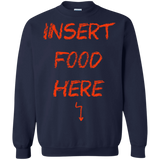 Sweatshirts Navy / S Insert Food Crewneck Sweatshirt