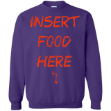 Sweatshirts Purple / S Insert Food Crewneck Sweatshirt