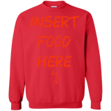 Sweatshirts Red / S Insert Food Crewneck Sweatshirt
