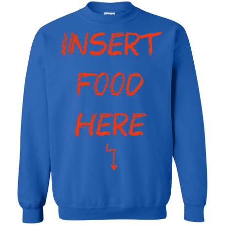 Sweatshirts Royal / S Insert Food Crewneck Sweatshirt